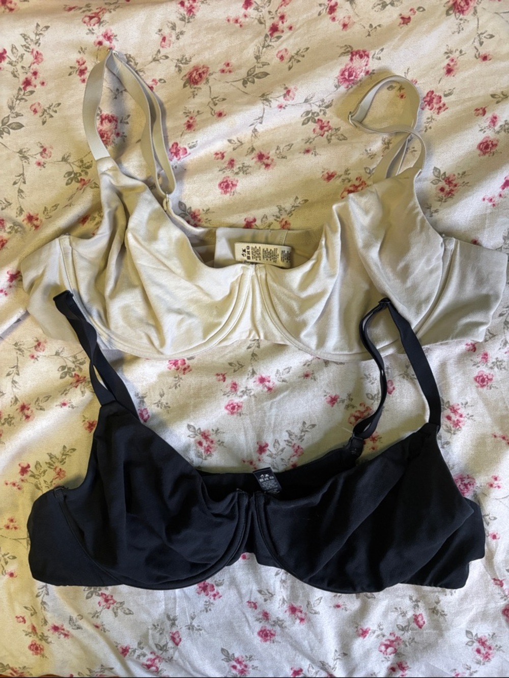 Skims Cotton Jersey T-shirt Bra Bundle | ONYX and BONE 38D